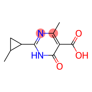 4-methyl-2-(2-methylcyclopropyl)-6-oxo-1,6-dihydropyrimidine-5-carboxylic acid