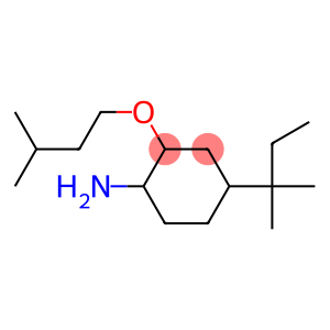 4-(2-methylbutan-2-yl)-2-(3-methylbutoxy)cyclohexan-1-amine