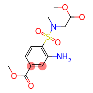 methyl 3-amino-4-[(2-methoxy-2-oxoethyl)(methyl)sulfamoyl]benzoate