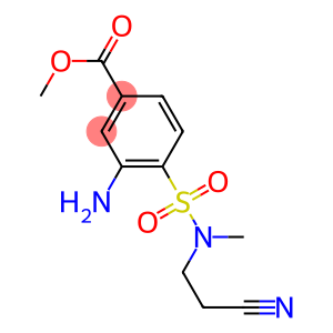 methyl 3-amino-4-[(2-cyanoethyl)(methyl)sulfamoyl]benzoate