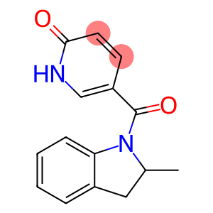 5-[(2-methyl-2,3-dihydro-1H-indol-1-yl)carbonyl]-1,2-dihydropyridin-2-one