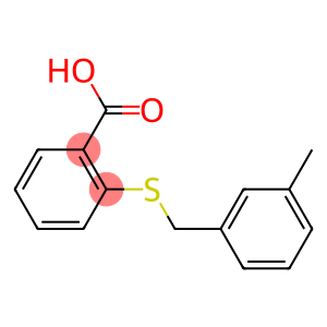 2-[(3-methylbenzyl)thio]benzoic acid