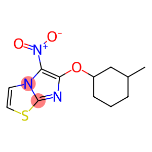 6-[(3-methylcyclohexyl)oxy]-5-nitroimidazo[2,1-b][1,3]thiazole