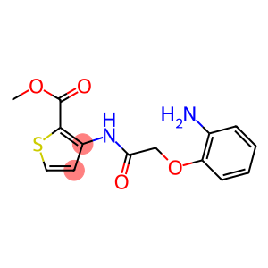 methyl 3-[2-(2-aminophenoxy)acetamido]thiophene-2-carboxylate