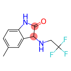 5-methyl-3-[(2,2,2-trifluoroethyl)amino]-1,3-dihydro-2H-indol-2-one