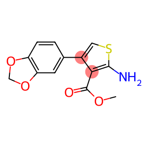 methyl 2-amino-4-(2H-1,3-benzodioxol-5-yl)thiophene-3-carboxylate