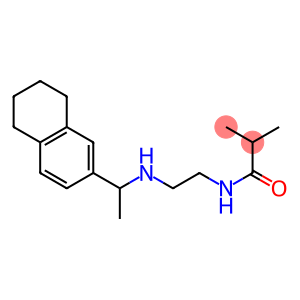 2-methyl-N-(2-{[1-(5,6,7,8-tetrahydronaphthalen-2-yl)ethyl]amino}ethyl)propanamide