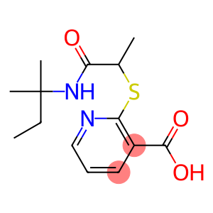 2-({1-[(2-methylbutan-2-yl)carbamoyl]ethyl}sulfanyl)pyridine-3-carboxylic acid