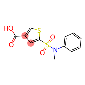 5-[methyl(phenyl)sulfamoyl]thiophene-3-carboxylic acid