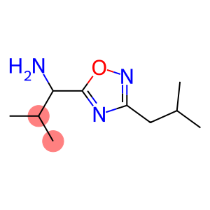 2-methyl-1-[3-(2-methylpropyl)-1,2,4-oxadiazol-5-yl]propan-1-amine