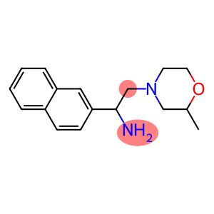 2-(2-methylmorpholin-4-yl)-1-(2-naphthyl)ethanamine