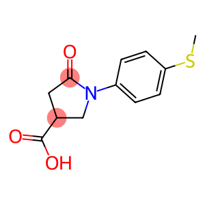 1-[4-(methylsulfanyl)phenyl]-5-oxopyrrolidine-3-carboxylic acid