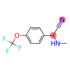 2-(methylamino)-2-[4-(trifluoromethoxy)phenyl]acetonitrile