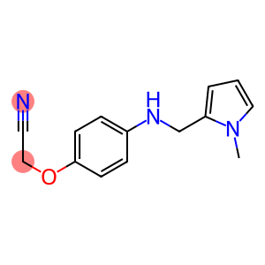 2-(4-{[(1-methyl-1H-pyrrol-2-yl)methyl]amino}phenoxy)acetonitrile
