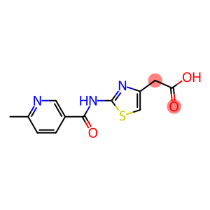 (2-{[(6-methylpyridin-3-yl)carbonyl]amino}-1,3-thiazol-4-yl)acetic acid