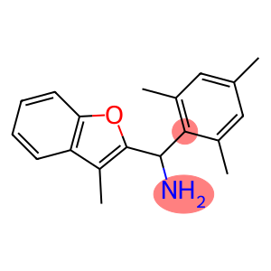 (3-methyl-1-benzofuran-2-yl)(2,4,6-trimethylphenyl)methanamine