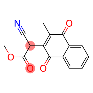METHYL2-CYANO-2-(3-METHYL-1,4-DIOXO-1,4-DIHYDRO-2-NAPHTHYL)ACETATE