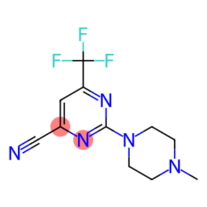 2-(4-甲基哌嗪-1-基)-6-三氟甲基嘧啶-4-甲腈