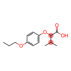 3-methyl-2-(4-propoxyphenoxy)butanoic acid