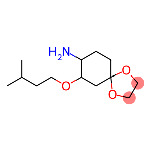 7-(3-methylbutoxy)-1,4-dioxaspiro[4.5]decan-8-amine