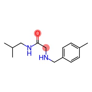 2-{[(4-methylphenyl)methyl]amino}-N-(2-methylpropyl)acetamide