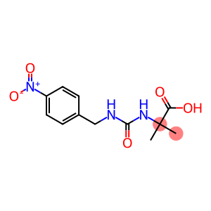 2-methyl-2-({[(4-nitrophenyl)methyl]carbamoyl}amino)propanoic acid