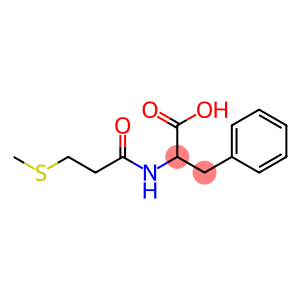2-[3-(methylsulfanyl)propanamido]-3-phenylpropanoic acid