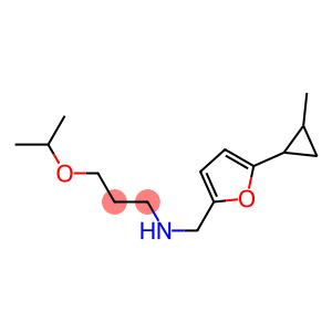 {[5-(2-methylcyclopropyl)furan-2-yl]methyl}[3-(propan-2-yloxy)propyl]amine