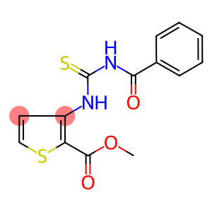 Methyl 3-{[(benzoylamino)carbothioyl]amino}thiophene-2-carboxylate