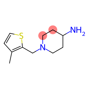 1-[(3-methylthiophen-2-yl)methyl]piperidin-4-amine