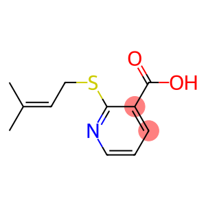 2-[(3-methylbut-2-enyl)thio]nicotinic acid