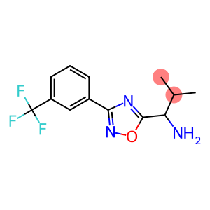 2-methyl-1-{3-[3-(trifluoromethyl)phenyl]-1,2,4-oxadiazol-5-yl}propan-1-amine