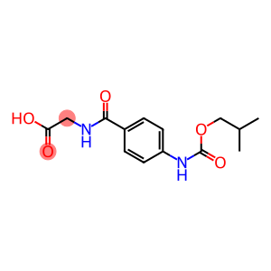 2-[(4-{[(2-methylpropoxy)carbonyl]amino}phenyl)formamido]acetic acid