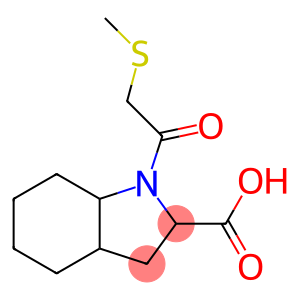 1-[2-(methylsulfanyl)acetyl]-octahydro-1H-indole-2-carboxylic acid