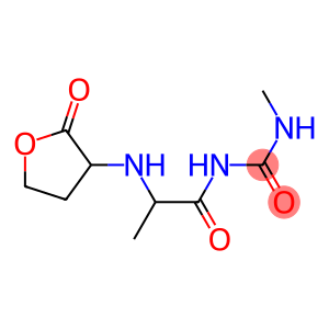 3-methyl-1-{2-[(2-oxooxolan-3-yl)amino]propanoyl}urea
