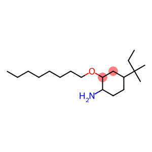 4-(2-methylbutan-2-yl)-2-(octyloxy)cyclohexan-1-amine