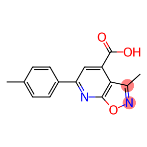 3-methyl-6-(4-methylphenyl)pyrido[3,2-d][1,2]oxazole-4-carboxylic acid