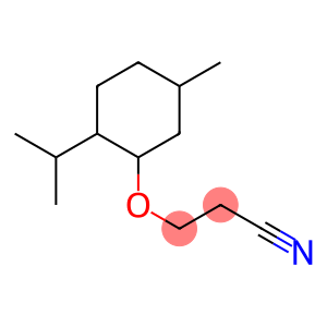 3-{[5-methyl-2-(propan-2-yl)cyclohexyl]oxy}propanenitrile
