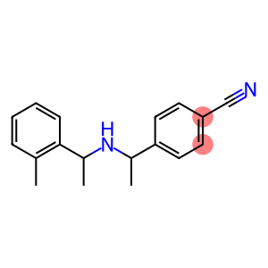 4-(1-{[1-(2-methylphenyl)ethyl]amino}ethyl)benzonitrile