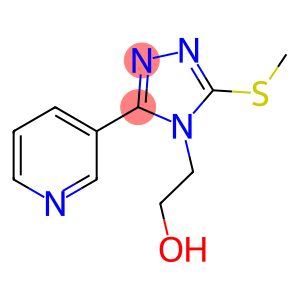 2-[3-(methylsulfanyl)-5-(3-pyridinyl)-4H-1,2,4-triazol-4-yl]ethanol