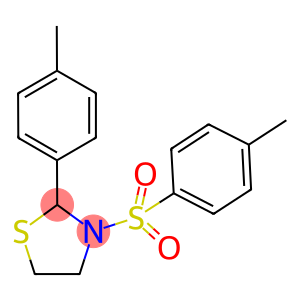 2-(4-methylphenyl)-3-[(4-methylphenyl)sulfonyl]-1,3-thiazolidine