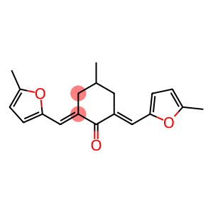 4-methyl-2,6-bis[(5-methyl-2-furyl)methylene]cyclohexanone