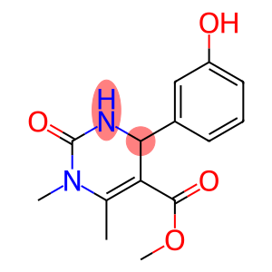 methyl 4-(3-hydroxyphenyl)-1,6-dimethyl-2-oxo-1,2,3,4-tetrahydro-5-pyrimidinecarboxylate