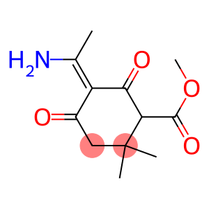 methyl 5-(1-aminoethylidene)-2,2-dimethyl-4,6-dioxocyclohexanecarboxylate