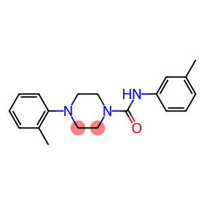 4-(2-methylphenyl)-N-(3-methylphenyl)-1-piperazinecarboxamide