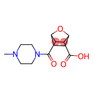 3-[(4-methyl-1-piperazinyl)carbonyl]-7-oxabicyclo[2.2.1]heptane-2-carboxylic acid