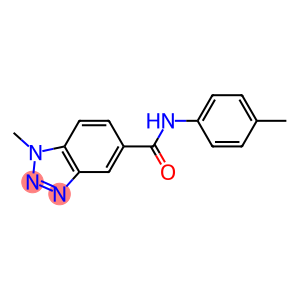 1-methyl-N-(4-methylphenyl)-1H-1,2,3-benzotriazole-5-carboxamide