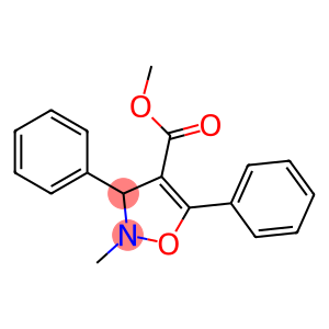 methyl 2-methyl-3,5-diphenyl-2,3-dihydro-4-isoxazolecarboxylate