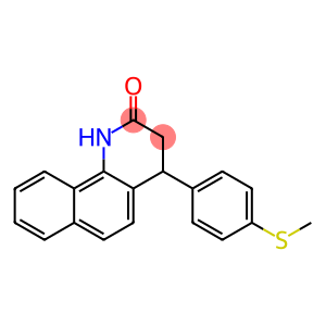 4-[4-(methylsulfanyl)phenyl]-3,4-dihydrobenzo[h]quinolin-2(1H)-one