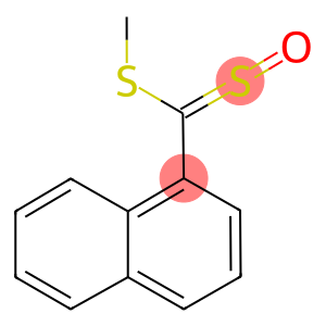 1-[(methylsulfanyl)(sulfinyl)methyl]naphthalene